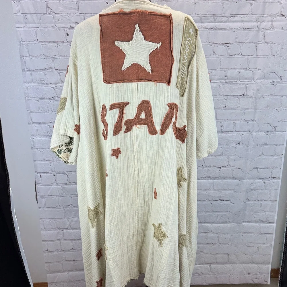 Spirited Star Oversized Duster one size new with tags - Picture 4 of 10